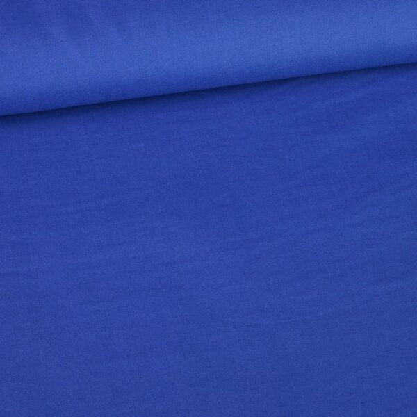 Poplin fabric cobalt