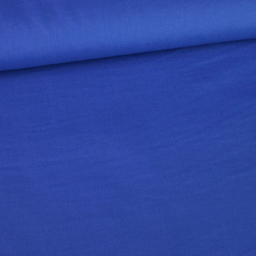 Poplin fabric cobalt