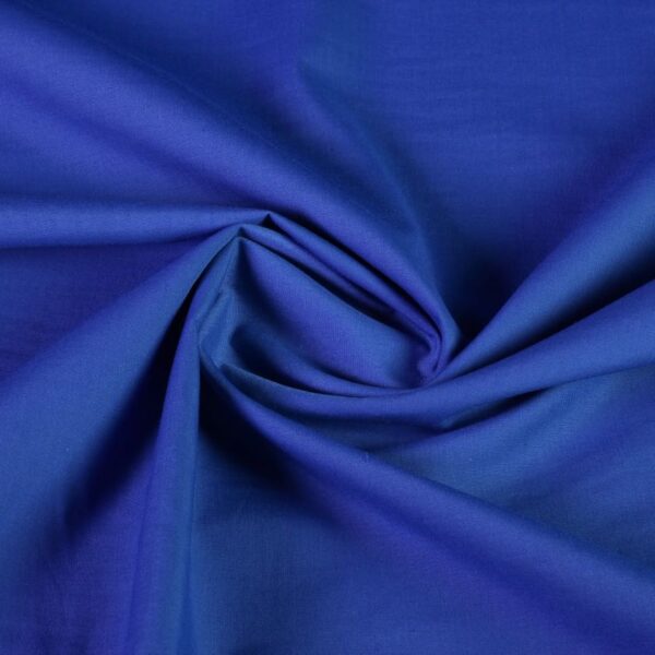 Poplin fabric cobalt