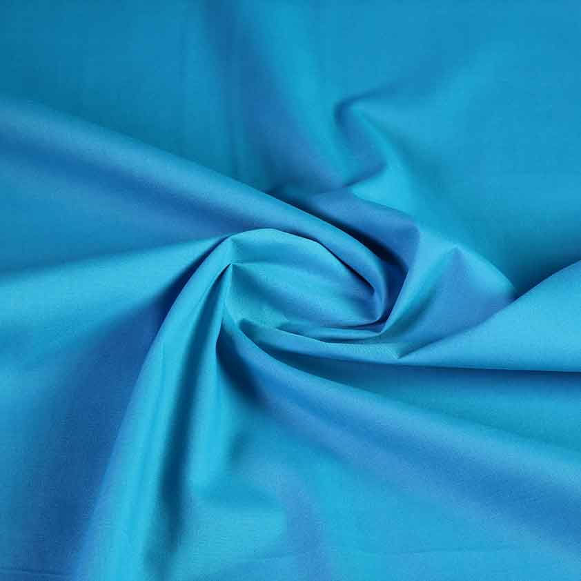 Poplin fabric turquoise