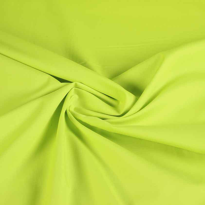 Poplin fabric lime