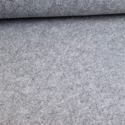 Felt fabric grey melange