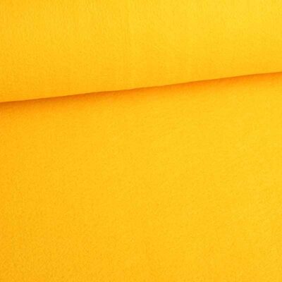 Felt fabric yellow 3 mm