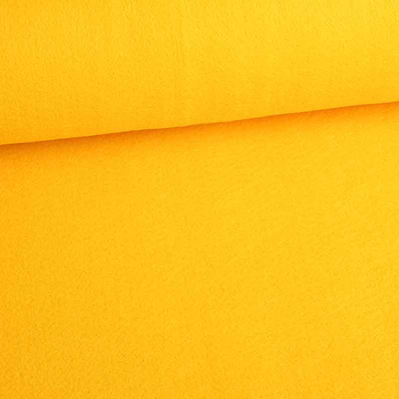 Felt fabric yellow 3 mm