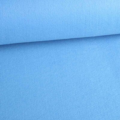 Felt fabric light blue