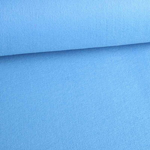 Felt fabric light blue