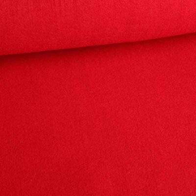 Felt fabric red 3 mm