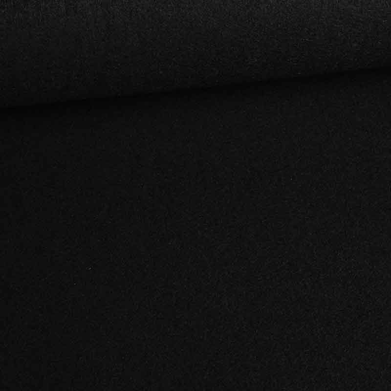 Felt fabric 3 mm black