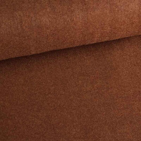 Felt fabric mocca melange