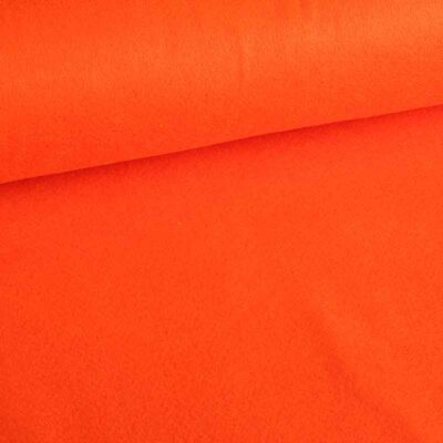 Felt fabric orange