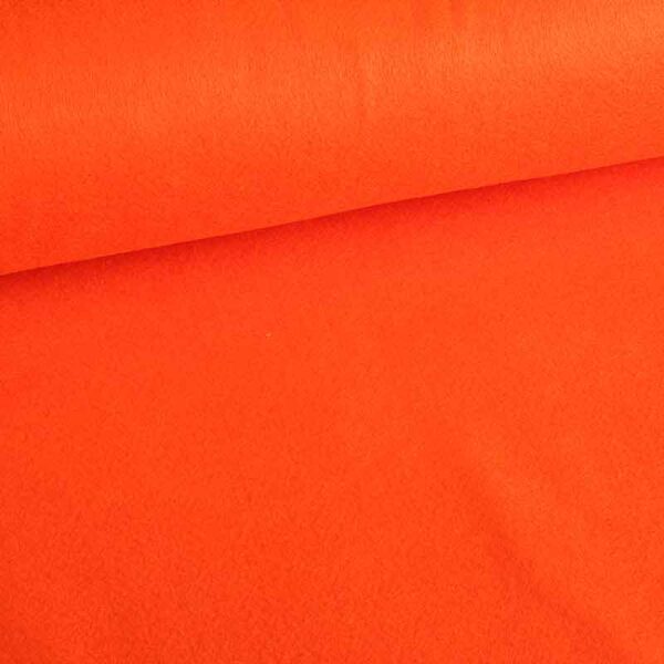 Felt fabric orange