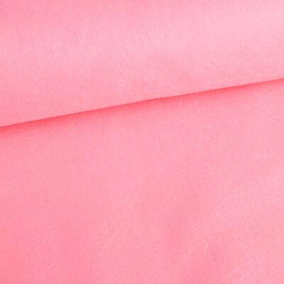 Felt fabric baby pink