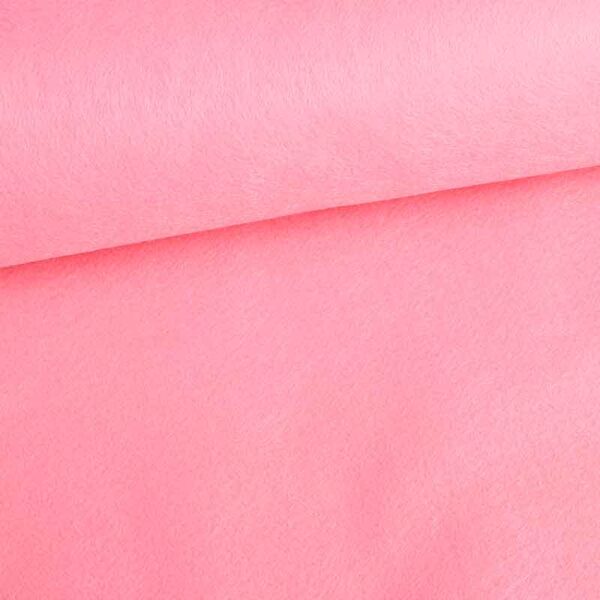 Felt fabric baby pink
