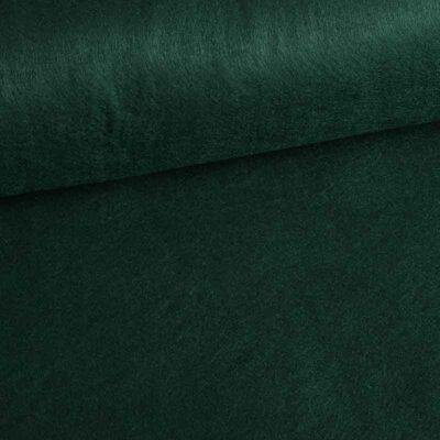 Felt fabric dark green