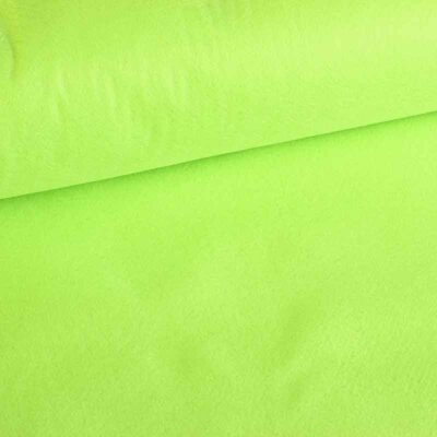 Felt fabric lime