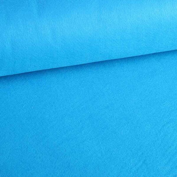 Felt fabric turquoise