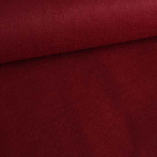 Felt fabric bordeaux