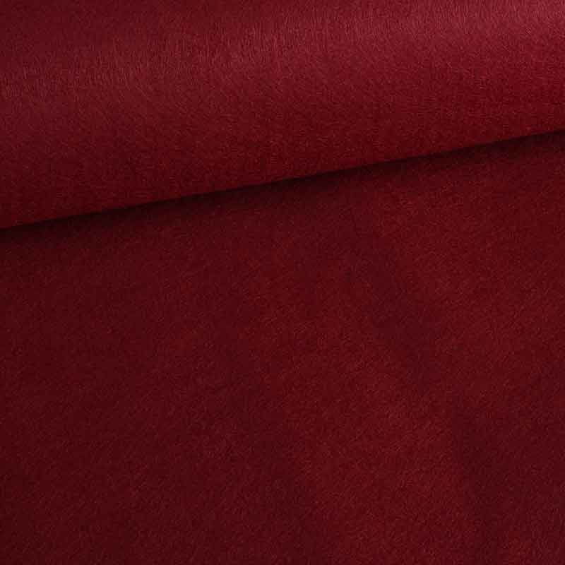 Felt fabric bordeaux