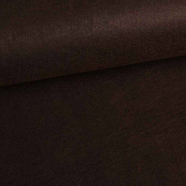 Felt fabric brown