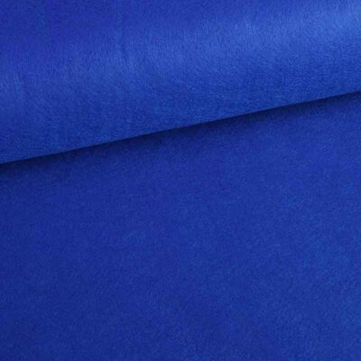 Felt fabric cobalt