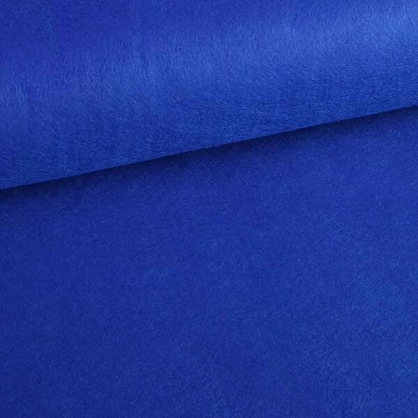 Felt fabric cobalt