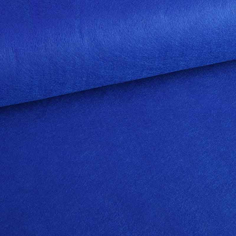 Felt fabric cobalt