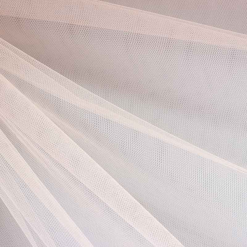 Tulle fabric flame-retardant champagne