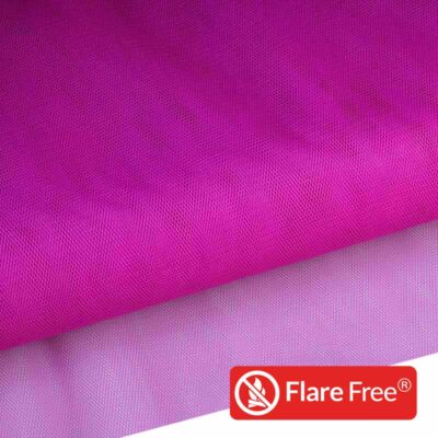Flame-retardant tulle victoria purple
