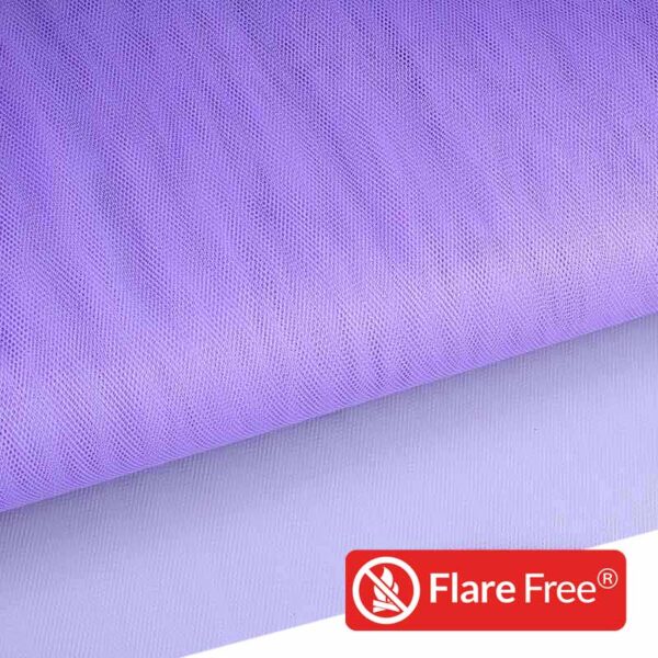 Tulle flame retardant lilac