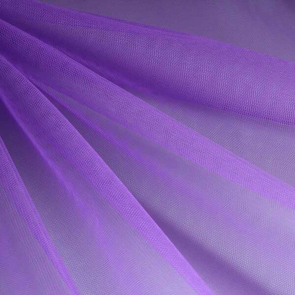Fire-retardant tulle light purple