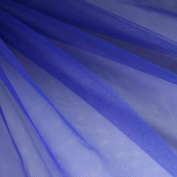 Tulle fire-retardant navy blue