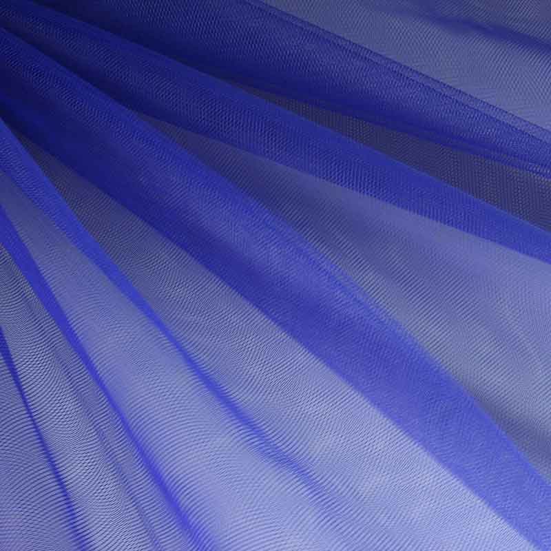 Tulle fire-retardant navy blue
