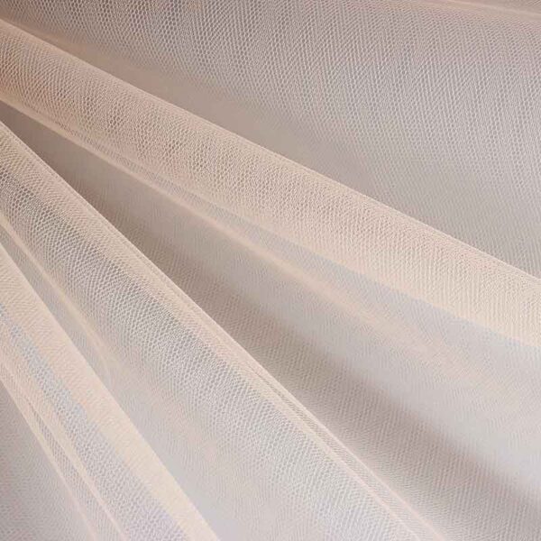 Tulle fire-retardant beige