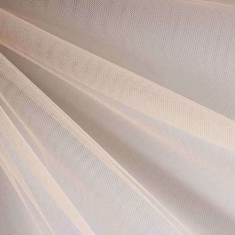 Tulle fire-retardant beige