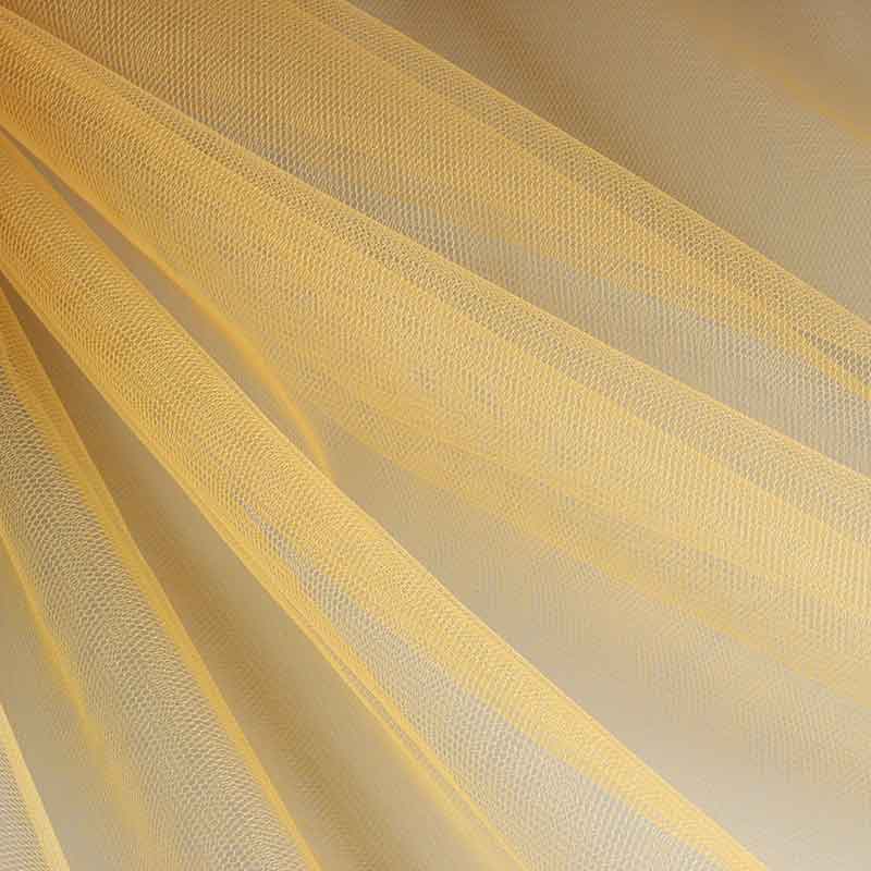 Tulle flame retardant gold