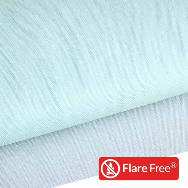 Tulle flame retardant light mint
