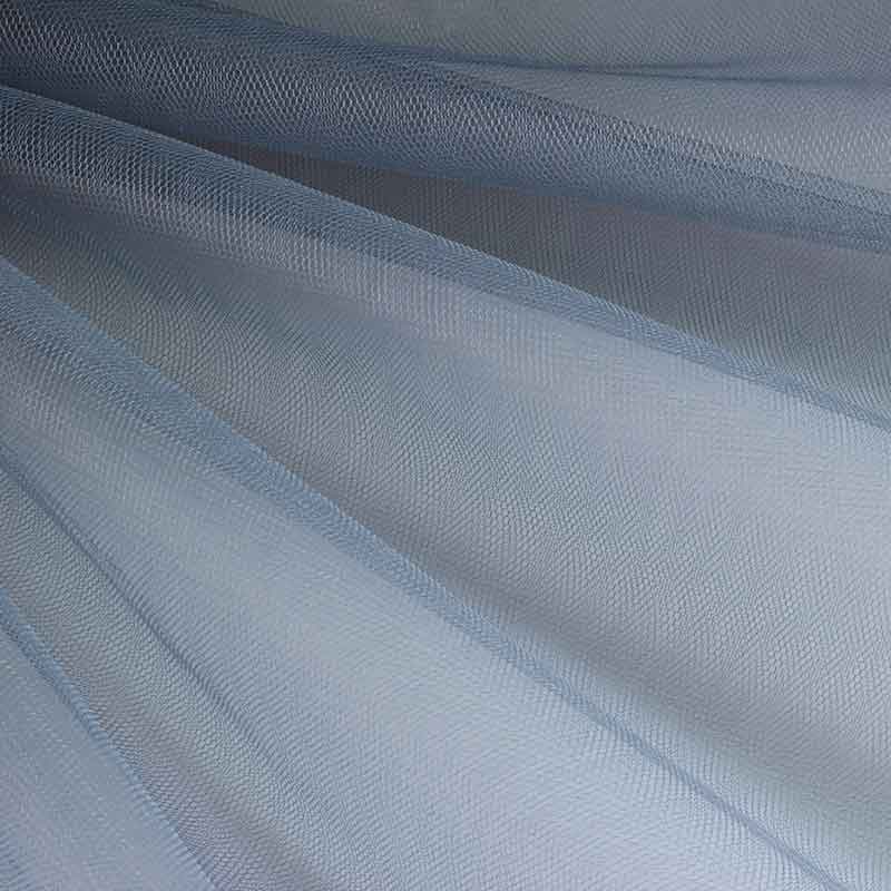 Tulle fabric flame retardant dark grey