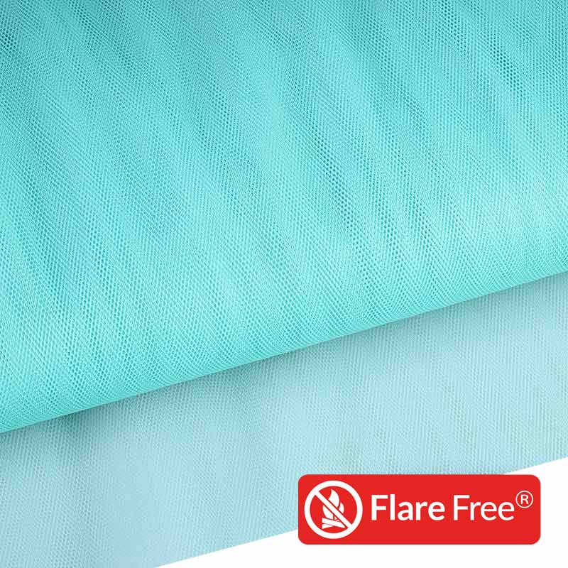 Tulle fire-retardant dark mint