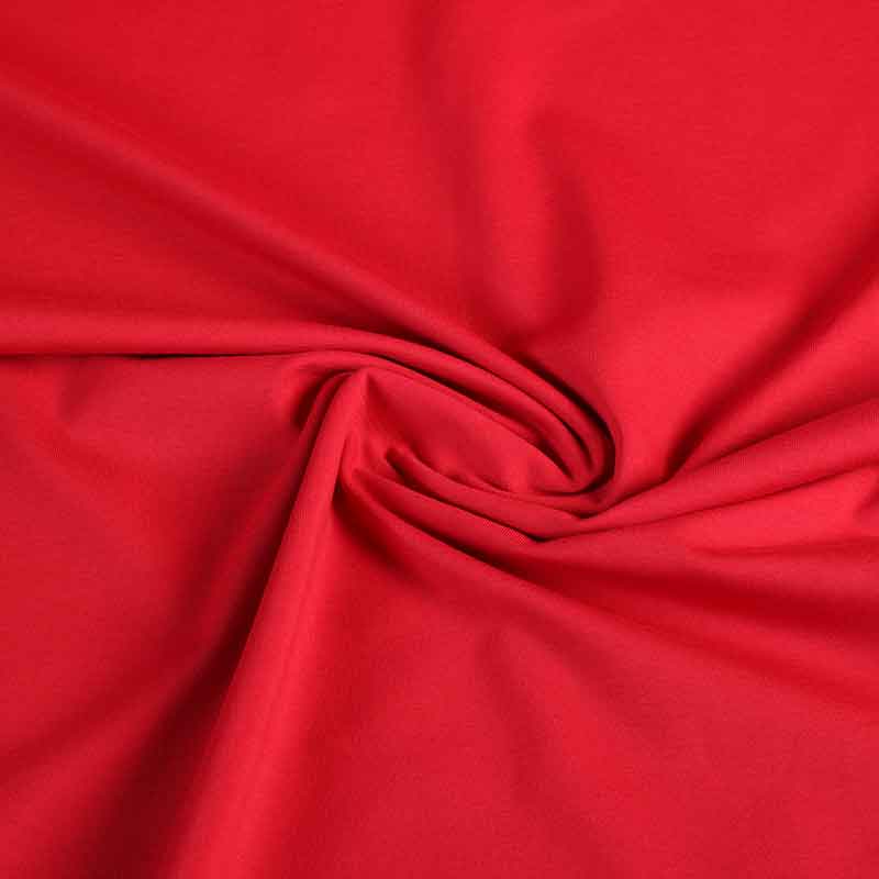 Tricot fabric red