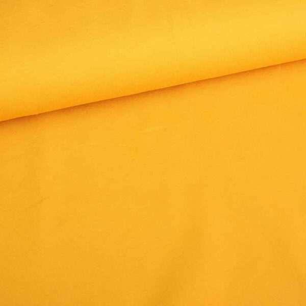 Tricot fabric ochre yellow