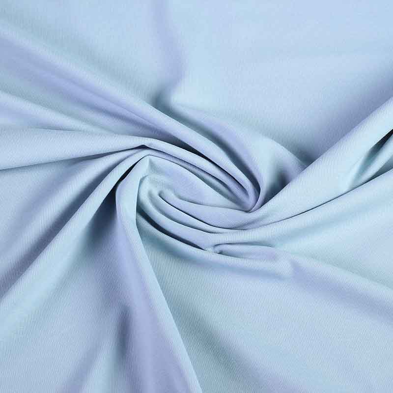Tricot fabric ice blue