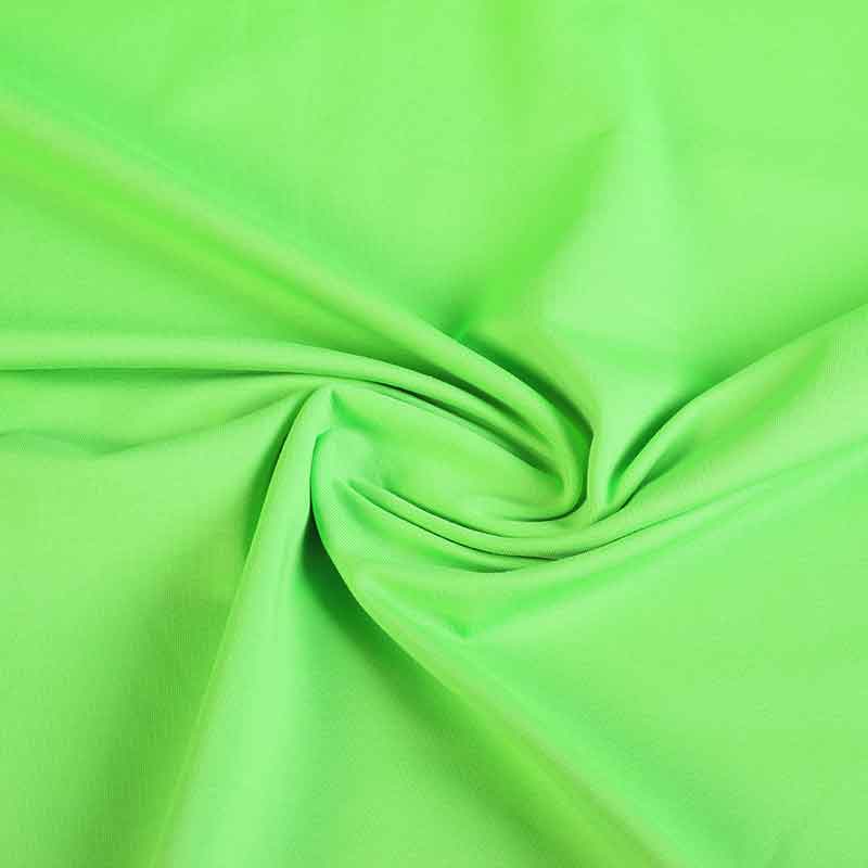 Tricot fabric lime