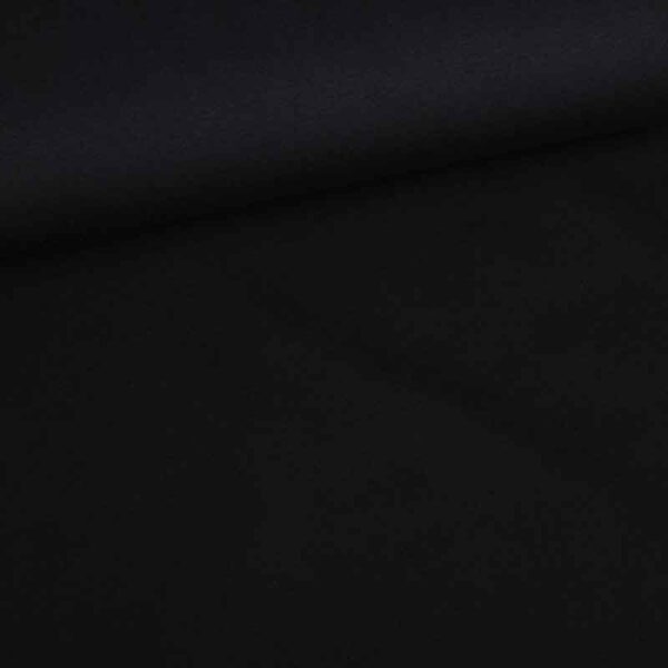 Cotton tricot fabric black