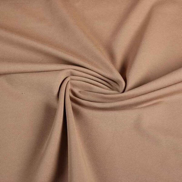 Tricot fabric taupe