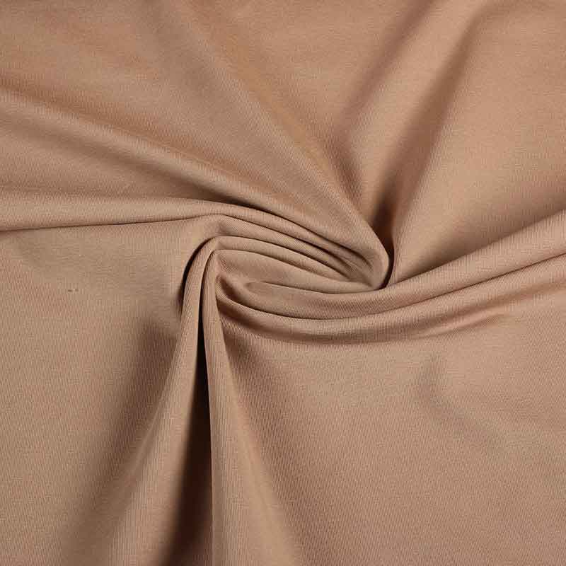 Tricot fabric taupe