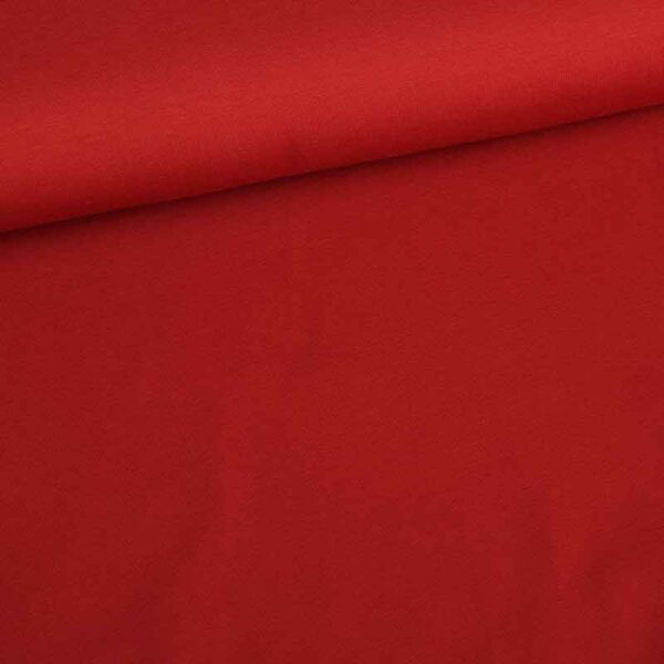 Tricot fabric cotton stretch rust