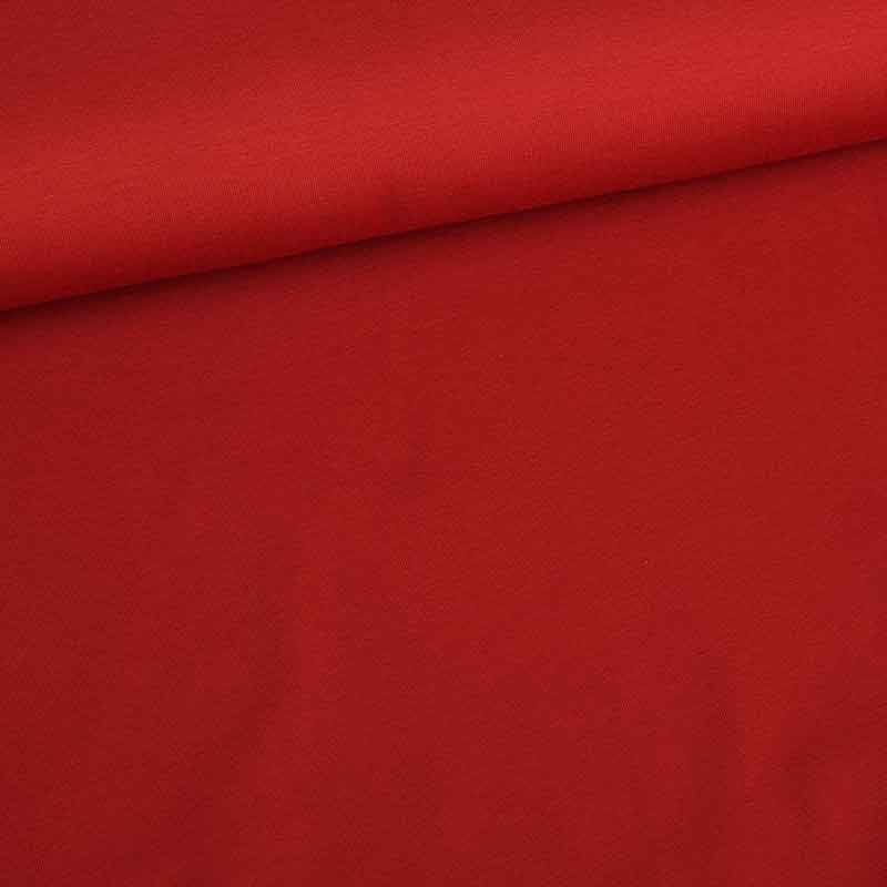 Tricot fabric cotton stretch rust