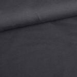 Tricot stof katoen stretch antraciet