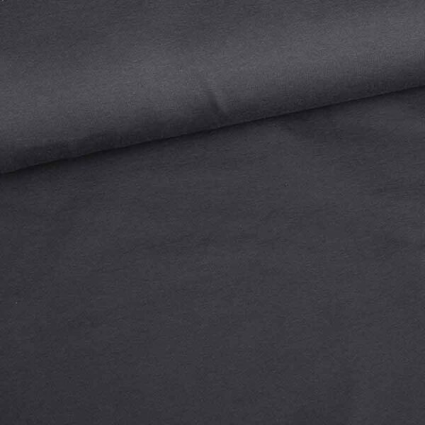 Cotton stretch tricot fabric anthracite