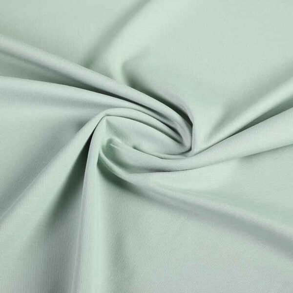 Tricot fabric light sage green